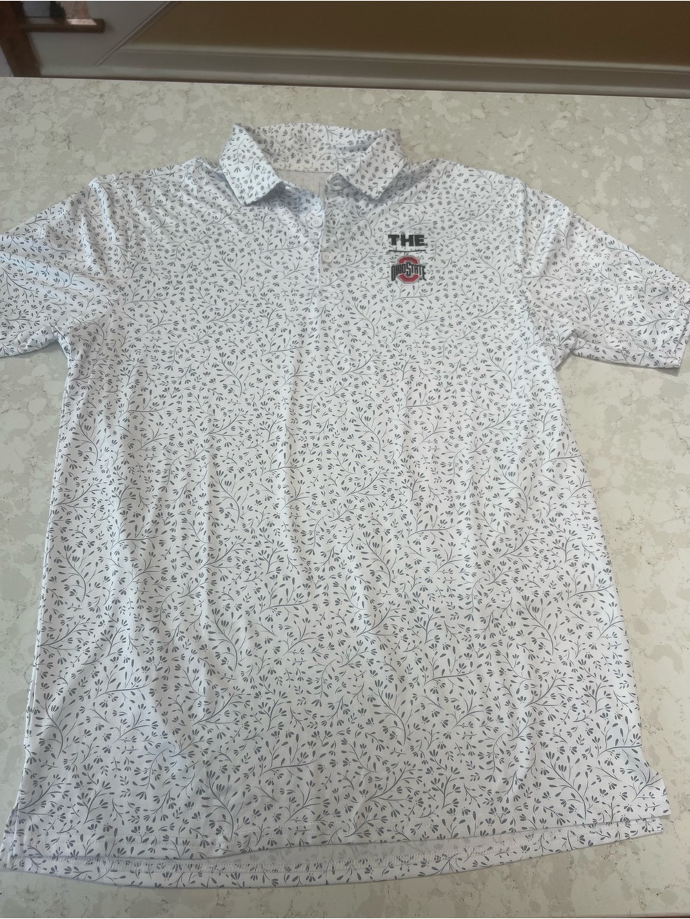 Antigua Ohio State Buckeye Polo